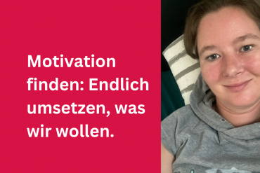 Motivation finden - Beitragsbild mit Titel